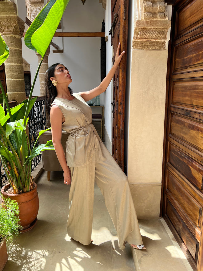 Ensemble satinée vert d’eau