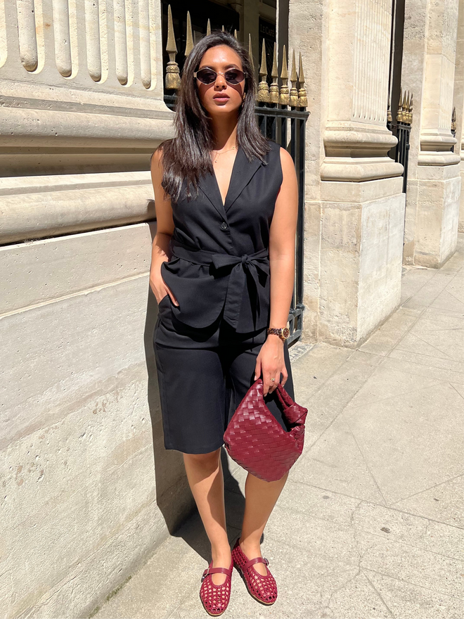 Ensemble tailleur bermuda