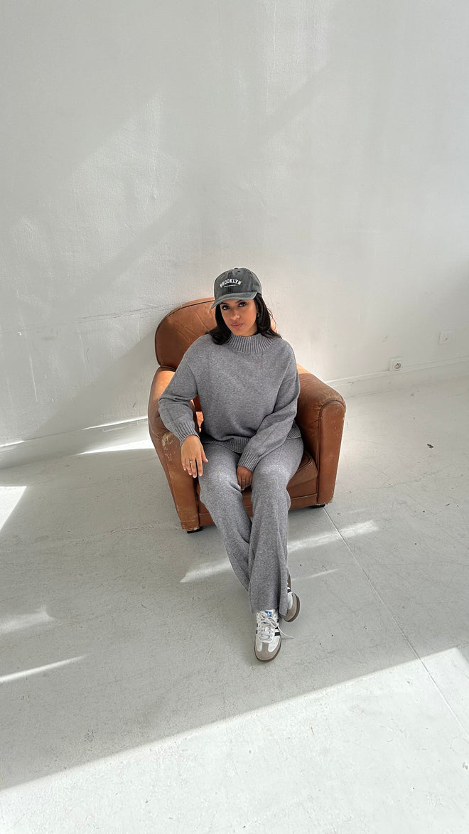 Ensemble cocooning gris